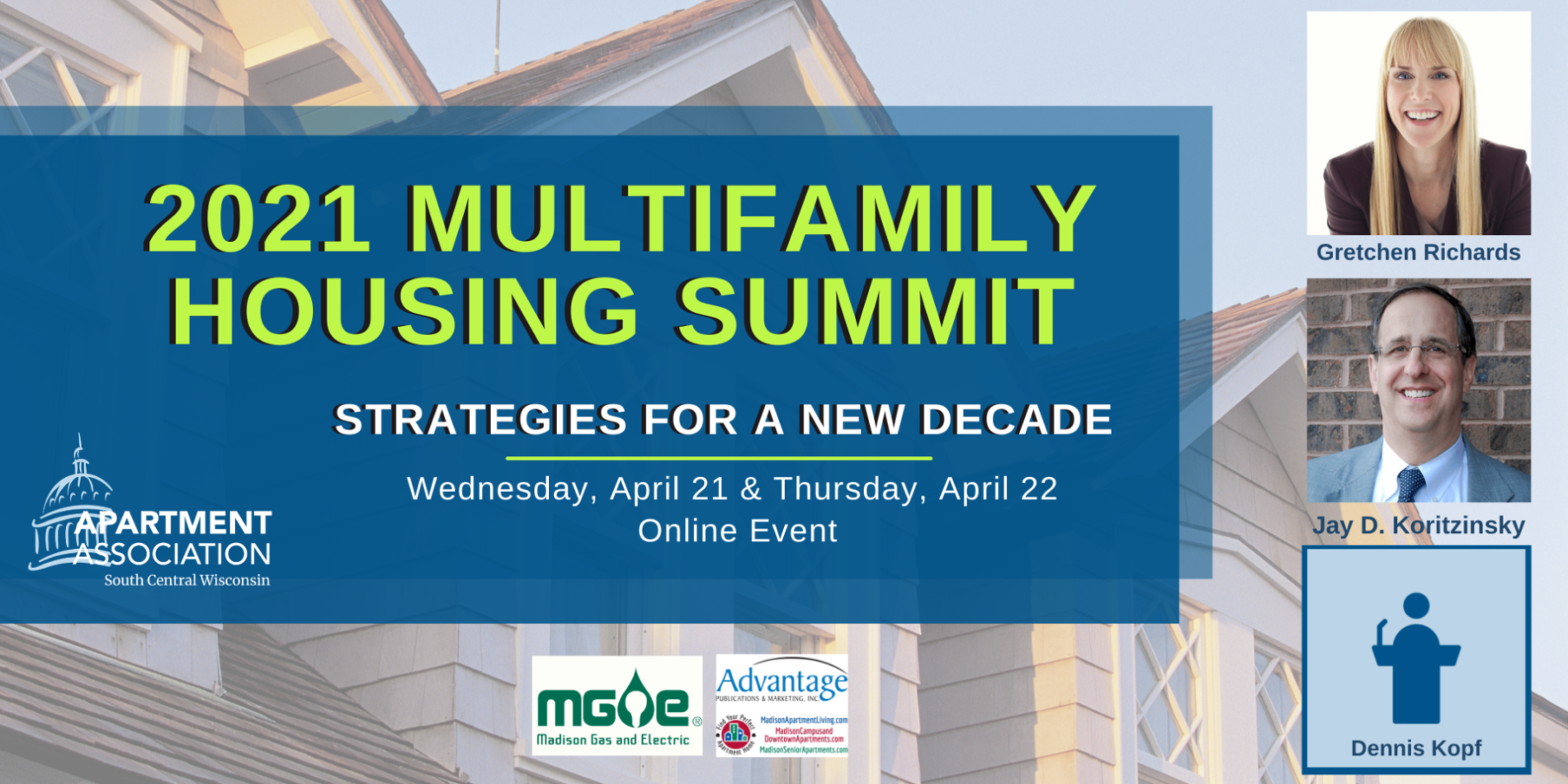 2021 Multifamily Housing Summit Apartment Association of South